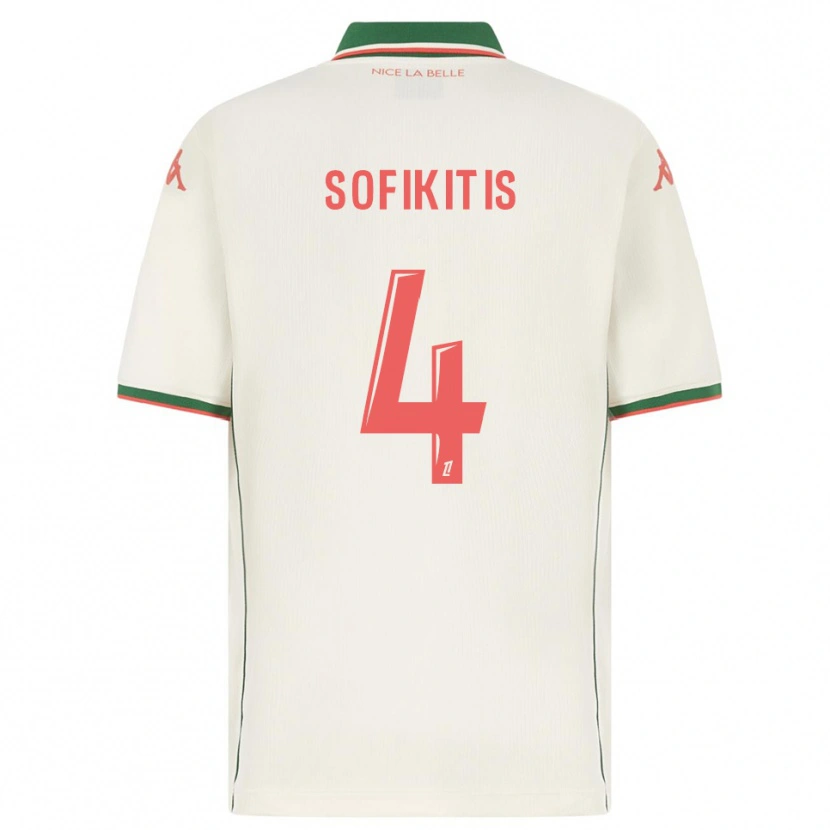 Danxen Damen Yanis Sofikitis #4 Weiß Grün Auswärtstrikot Trikot 2025/26 T-Shirt Österreich