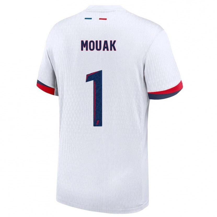 Danxen Damen Adam Mouak #1 Weiß Rot Auswärtstrikot Trikot 2025/26 T-Shirt Österreich