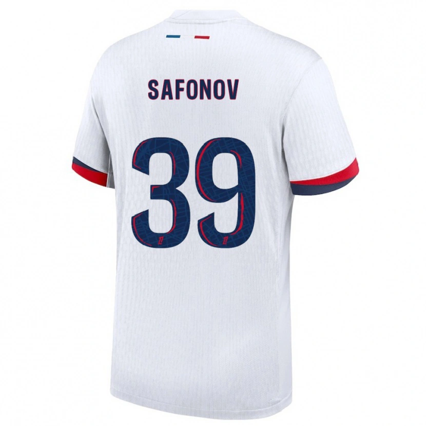 Danxen Damen Matvey Safonov #39 Weiß Rot Auswärtstrikot Trikot 2025/26 T-Shirt Österreich