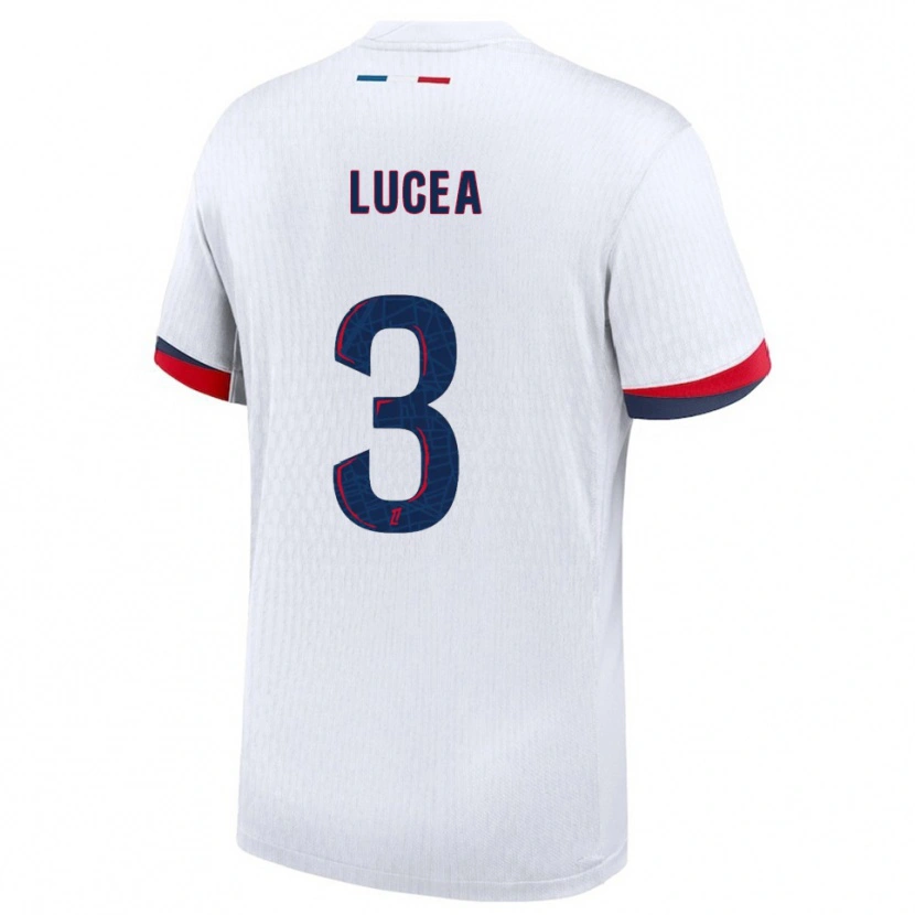 Danxen Damen Dimitri Lucea #3 Weiß Rot Auswärtstrikot Trikot 2025/26 T-Shirt Österreich