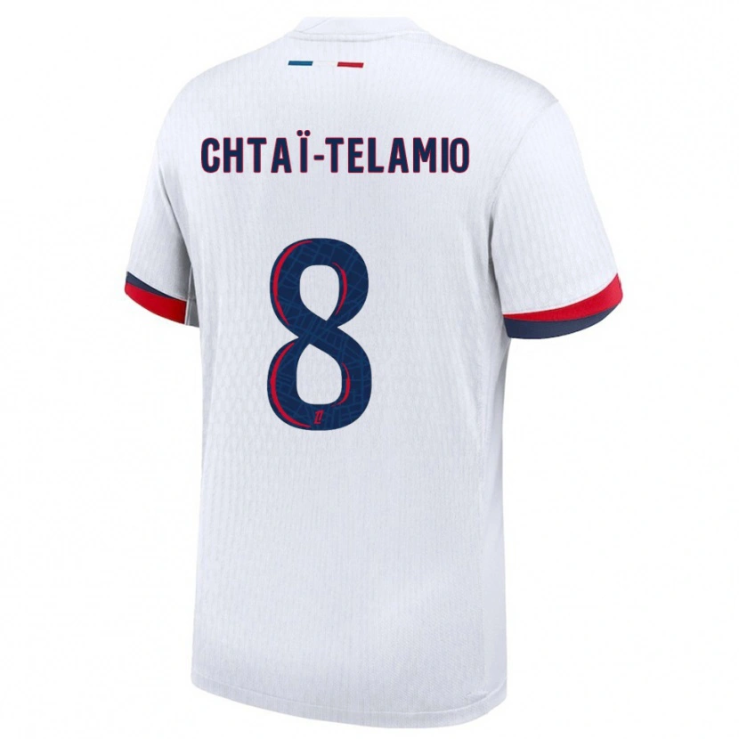 Danxen Damen Zayon Chtaï-Telamio #8 Weiß Rot Auswärtstrikot Trikot 2025/26 T-Shirt Österreich