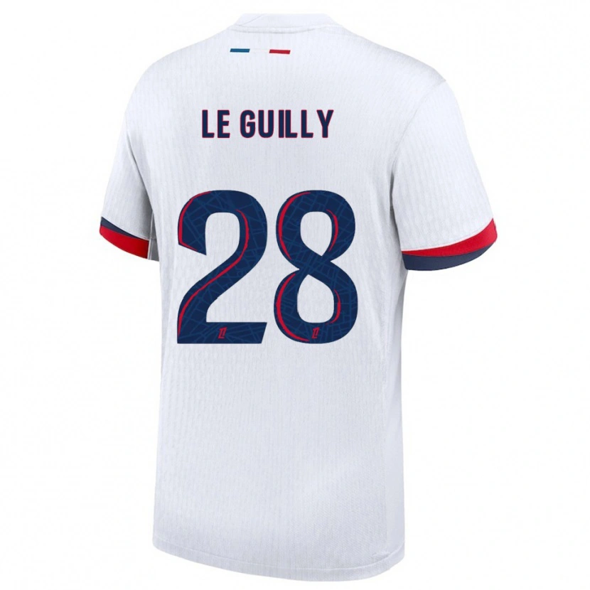 Danxen Damen Jade Le Guilly #28 Weiß Rot Auswärtstrikot Trikot 2025/26 T-Shirt Österreich