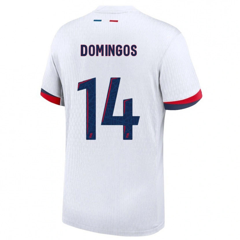 Danxen Damen Fabio Domingos #14 Weiß Rot Auswärtstrikot Trikot 2025/26 T-Shirt Österreich