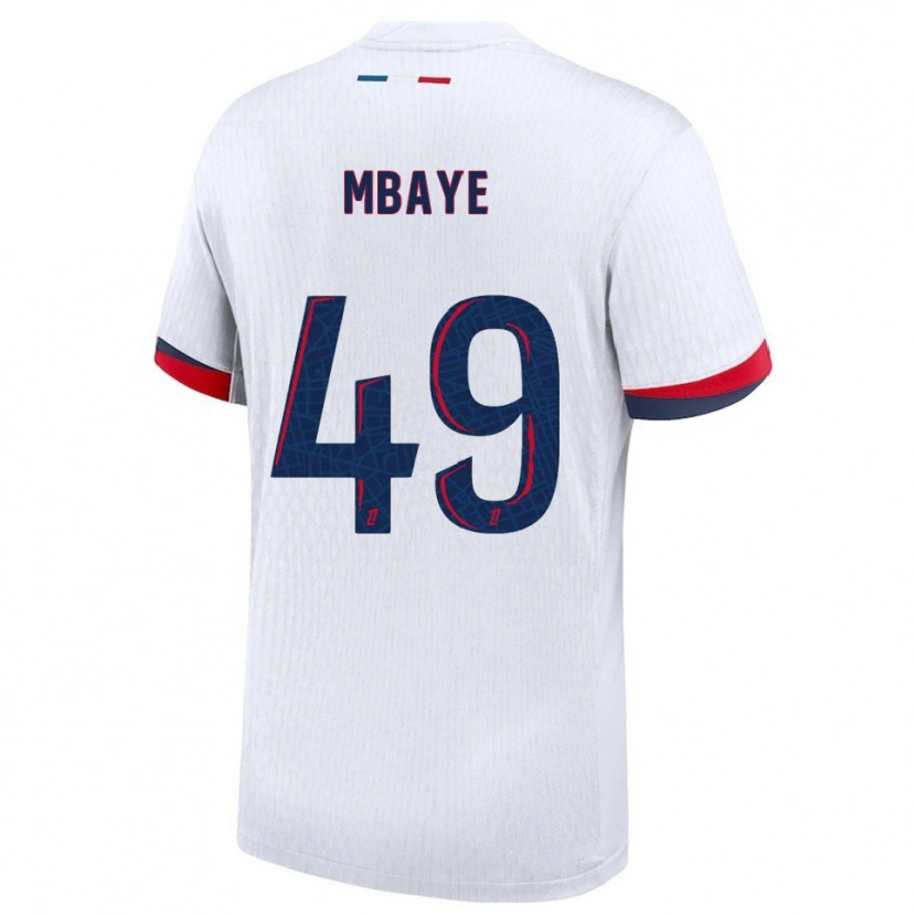 Danxen Damen Ibrahim Mbaye #49 Weiß Rot Auswärtstrikot Trikot 2025/26 T-Shirt Österreich
