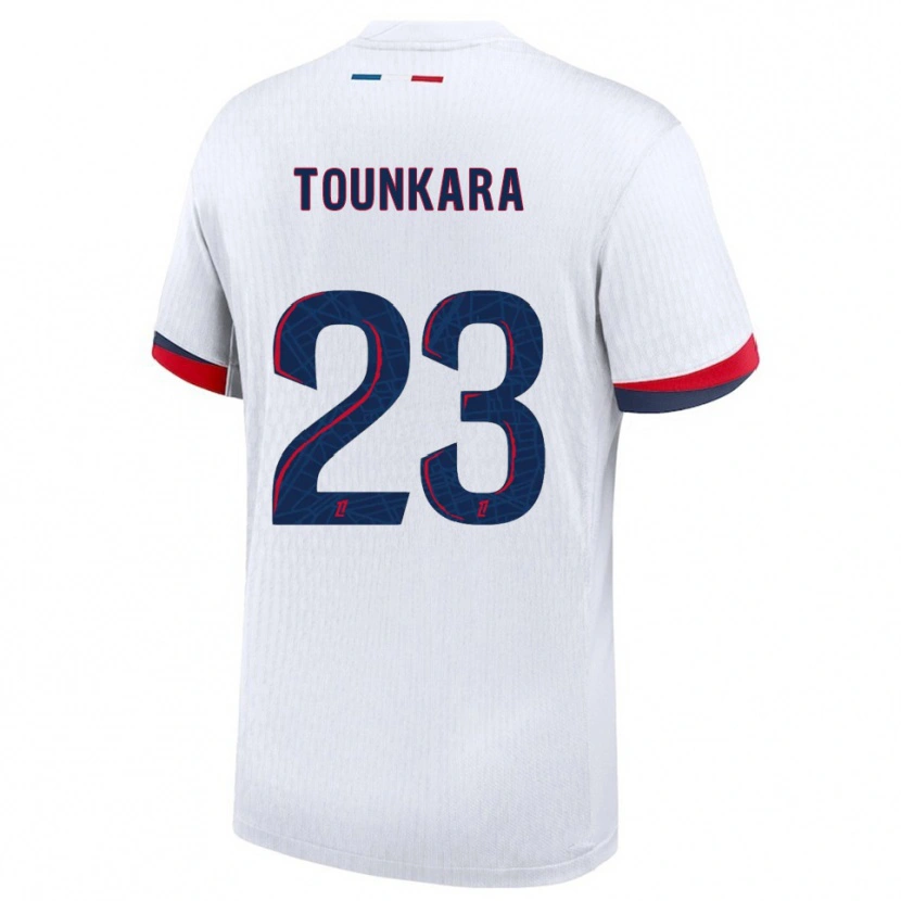 Danxen Damen Aïssatou Tounkara #23 Weiß Rot Auswärtstrikot Trikot 2025/26 T-Shirt Österreich