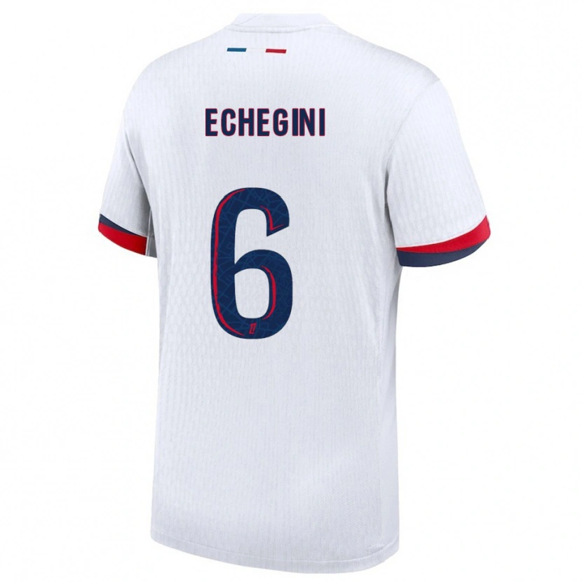 Danxen Damen Joe Echegini #6 Weiß Rot Auswärtstrikot Trikot 2025/26 T-Shirt Österreich