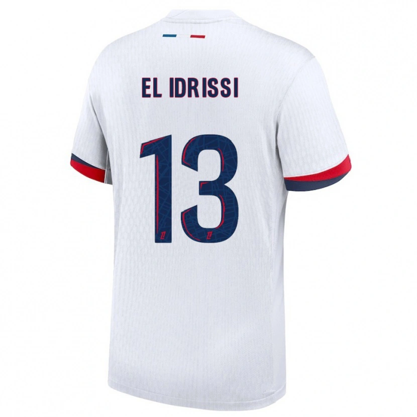 Danxen Damen Mohamed-Amine El Idrissi #13 Weiß Rot Auswärtstrikot Trikot 2025/26 T-Shirt Österreich