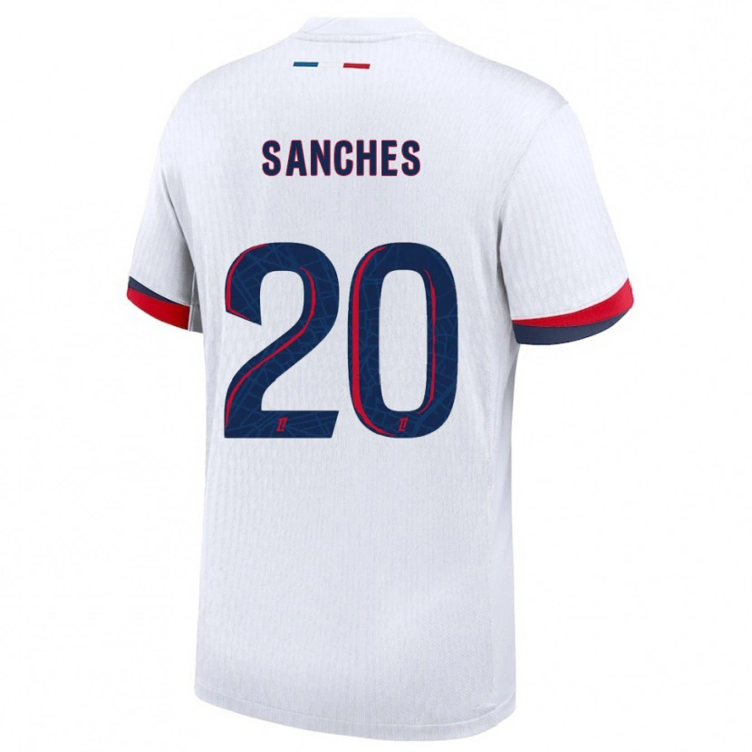 Danxen Damen Cédric Sanches #20 Weiß Rot Auswärtstrikot Trikot 2025/26 T-Shirt Österreich