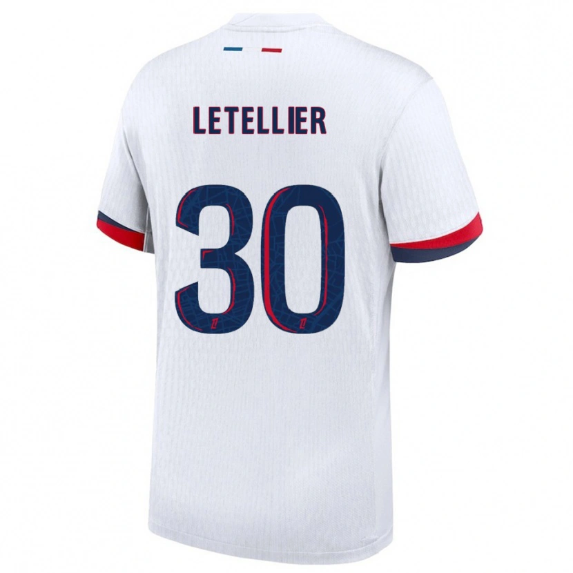 Danxen Damen Alexandre Letellier #30 Weiß Rot Auswärtstrikot Trikot 2025/26 T-Shirt Österreich