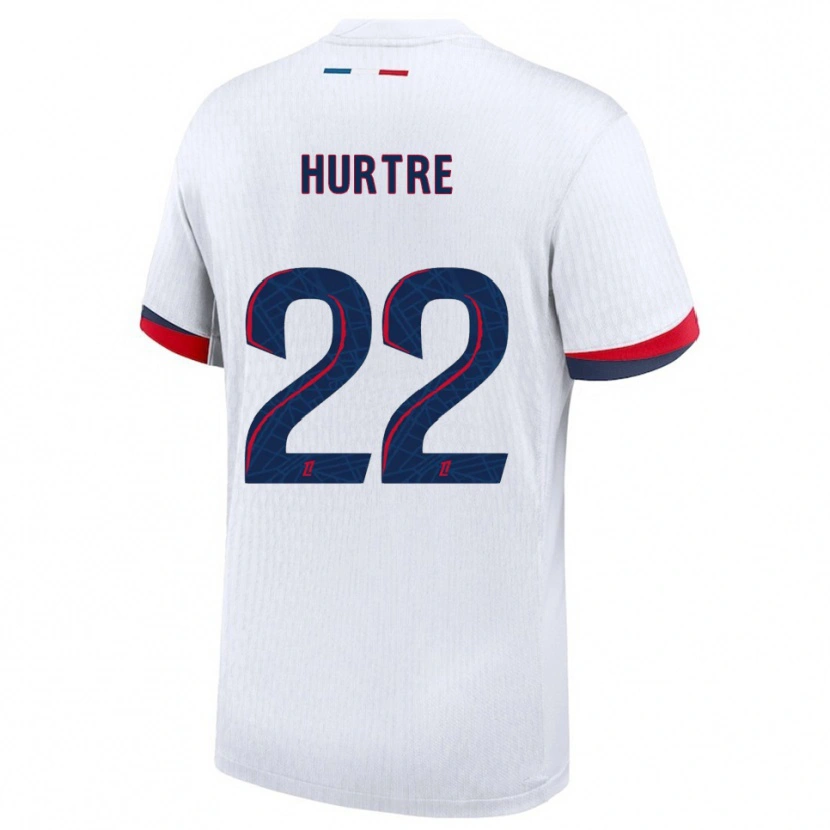 Danxen Damen Oceane Hurtre #22 Weiß Rot Auswärtstrikot Trikot 2025/26 T-Shirt Österreich