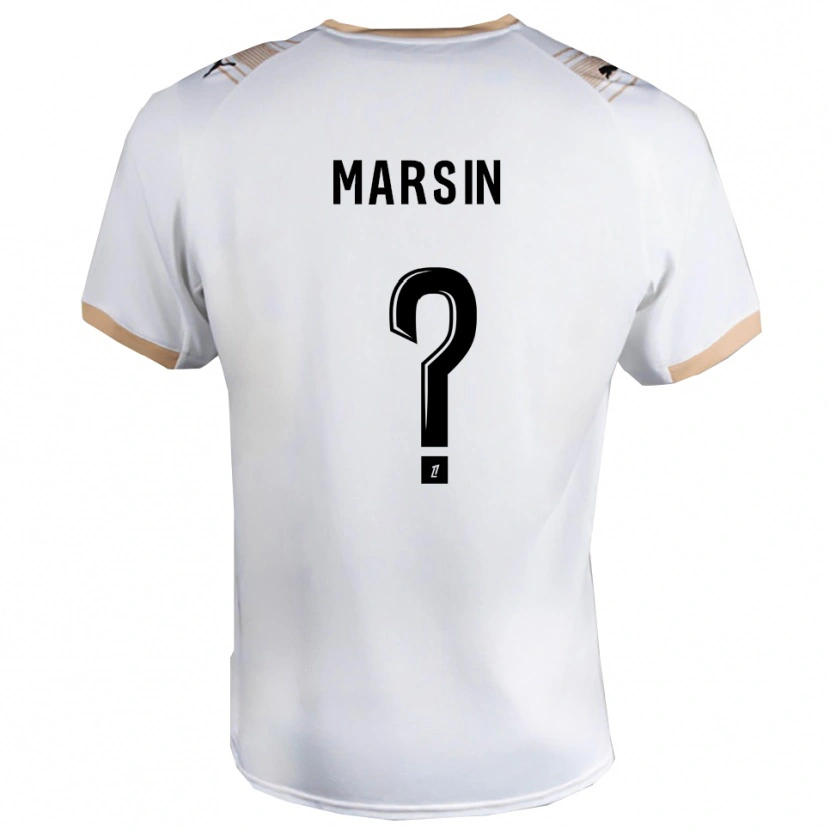 Danxen Damen Antonin Marsin #0 Weiß Schwarz Auswärtstrikot Trikot 2025/26 T-Shirt Österreich
