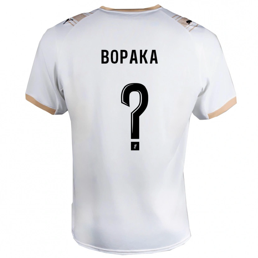 Danxen Damen Yohann Bopaka #0 Weiß Schwarz Auswärtstrikot Trikot 2025/26 T-Shirt Österreich