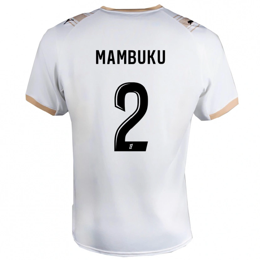Danxen Damen Jean Mambuku #2 Weiß Schwarz Auswärtstrikot Trikot 2025/26 T-Shirt Österreich