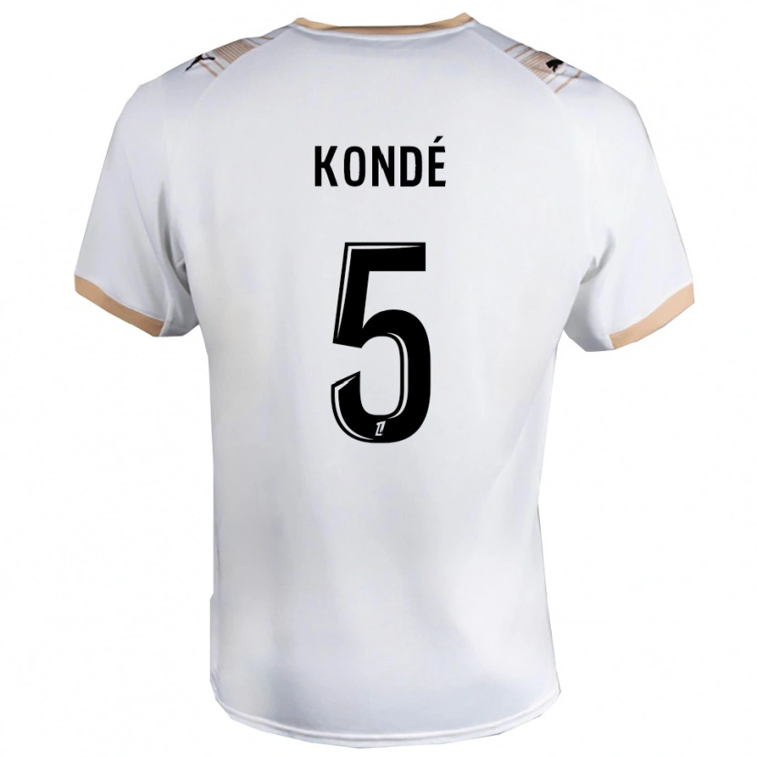 Danxen Damen Jean-Charles Kondé #5 Weiß Schwarz Auswärtstrikot Trikot 2025/26 T-Shirt Österreich