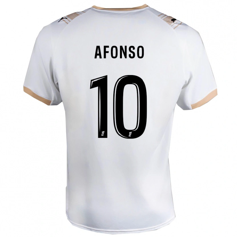 Danxen Damen Flavio Afonso #10 Weiß Schwarz Auswärtstrikot Trikot 2025/26 T-Shirt Österreich