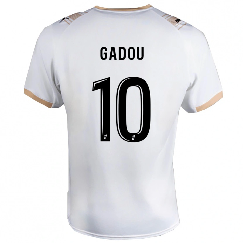 Danxen Damen Arone Gadou #10 Weiß Schwarz Auswärtstrikot Trikot 2025/26 T-Shirt Österreich