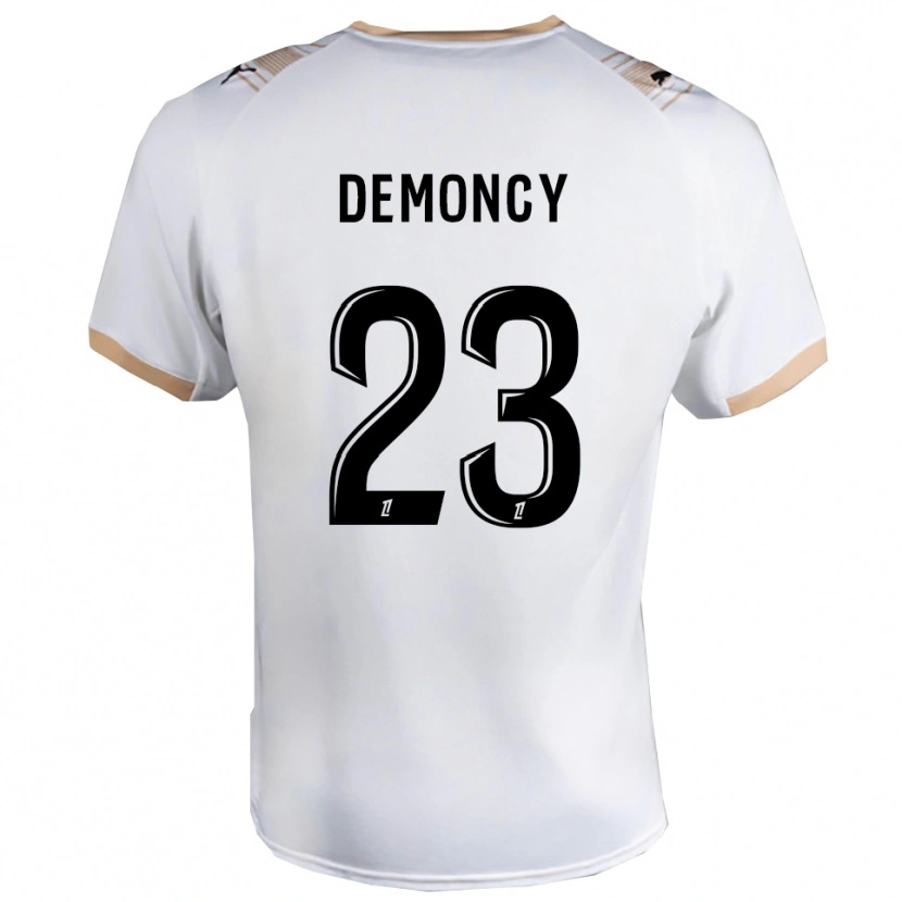 Danxen Damen Yohan Demoncy #23 Weiß Schwarz Auswärtstrikot Trikot 2025/26 T-Shirt Österreich