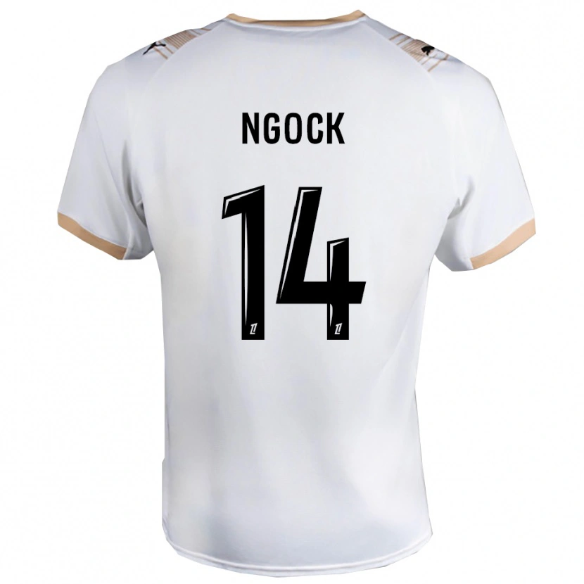 Danxen Damen Monique Ngock #14 Weiß Schwarz Auswärtstrikot Trikot 2025/26 T-Shirt Österreich