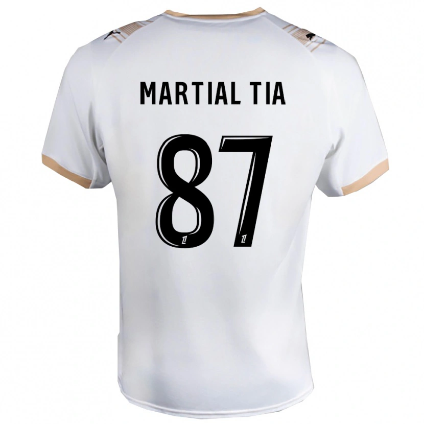 Danxen Damen Ange Martial Tia #87 Weiß Schwarz Auswärtstrikot Trikot 2025/26 T-Shirt Österreich
