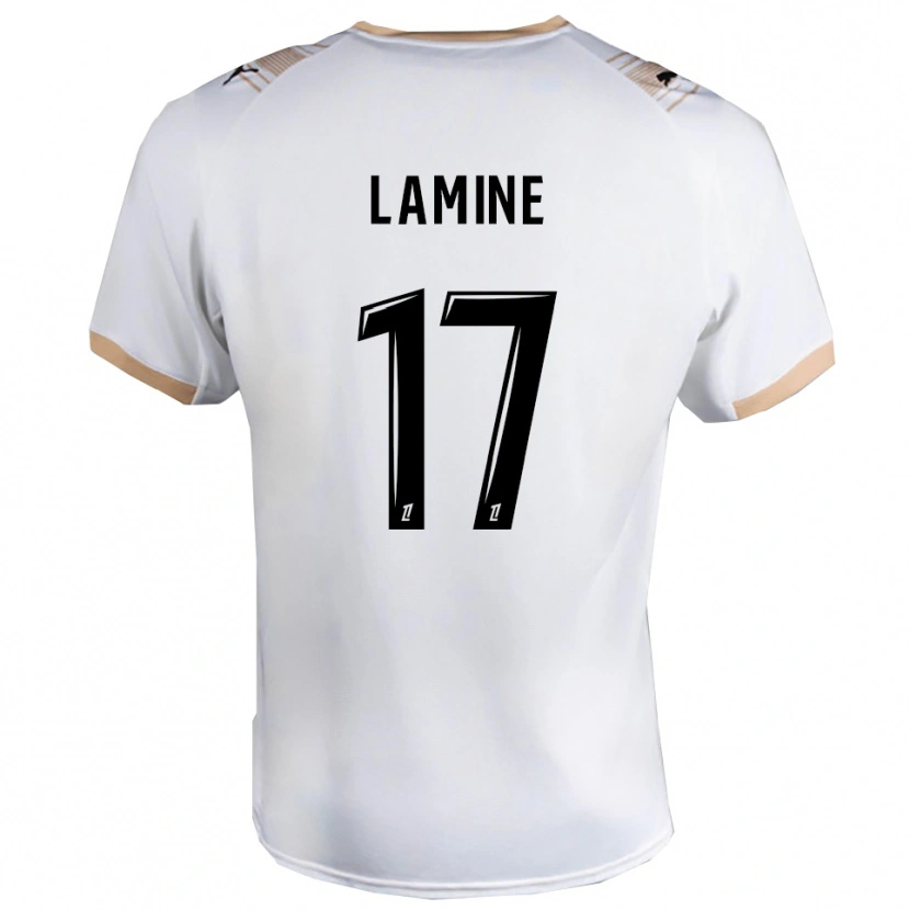 Danxen Damen Mana Lamine #17 Weiß Schwarz Auswärtstrikot Trikot 2025/26 T-Shirt Österreich