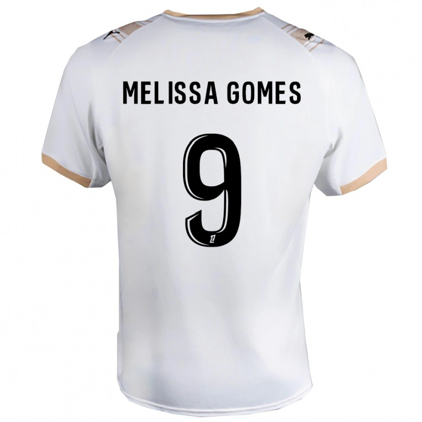 Danxen Damen Melissa Ferreira Gomes #9 Weiß Schwarz Auswärtstrikot Trikot 2025/26 T-Shirt Österreich