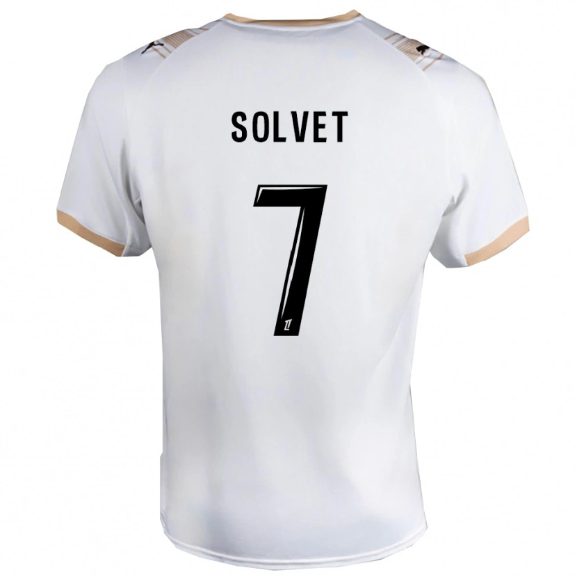 Danxen Damen Anddrys Solvet #7 Weiß Schwarz Auswärtstrikot Trikot 2025/26 T-Shirt Österreich