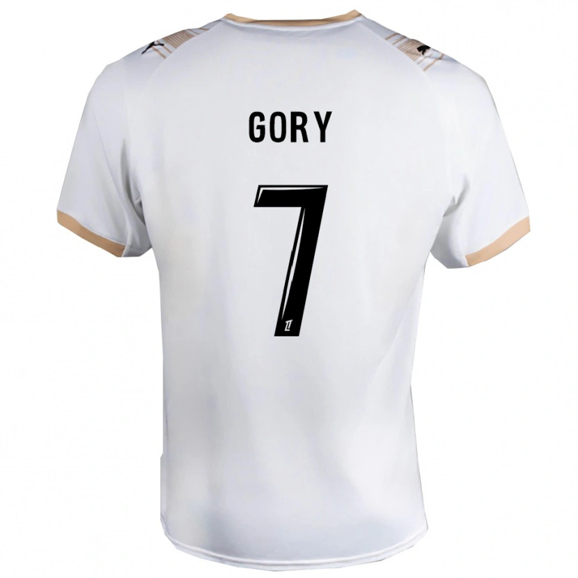 Danxen Damen Abdoulaye Gory #7 Weiß Schwarz Auswärtstrikot Trikot 2025/26 T-Shirt Österreich
