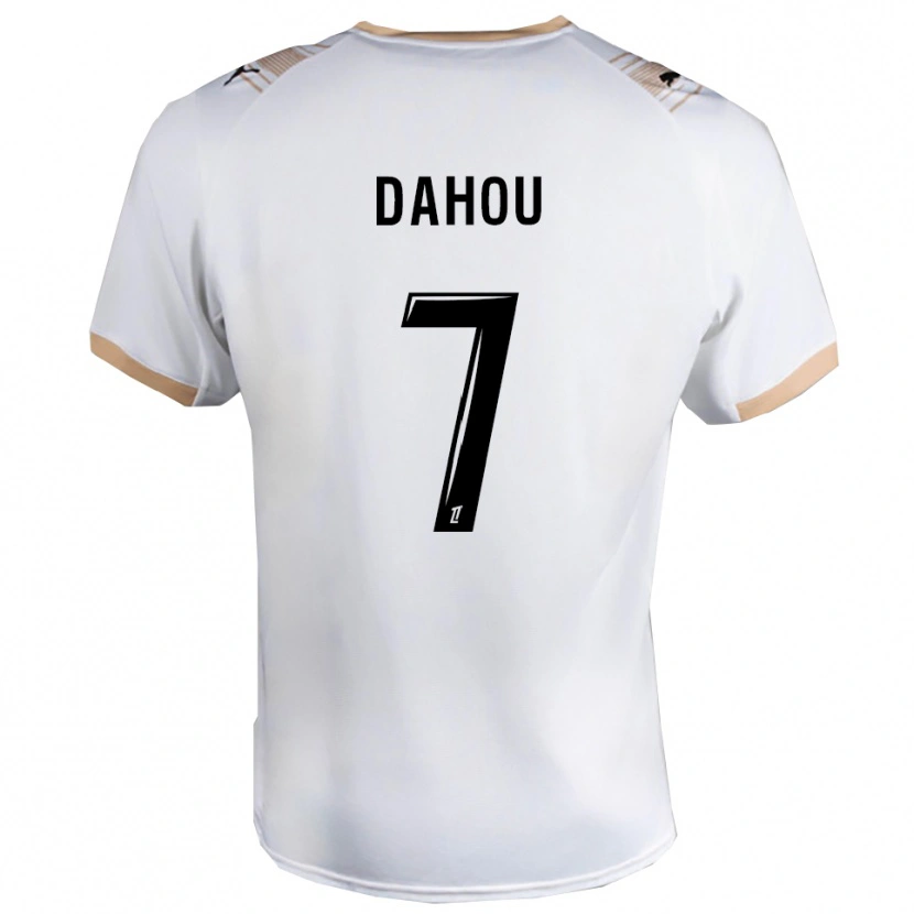 Danxen Damen Erwan Dahou #7 Weiß Schwarz Auswärtstrikot Trikot 2025/26 T-Shirt Österreich