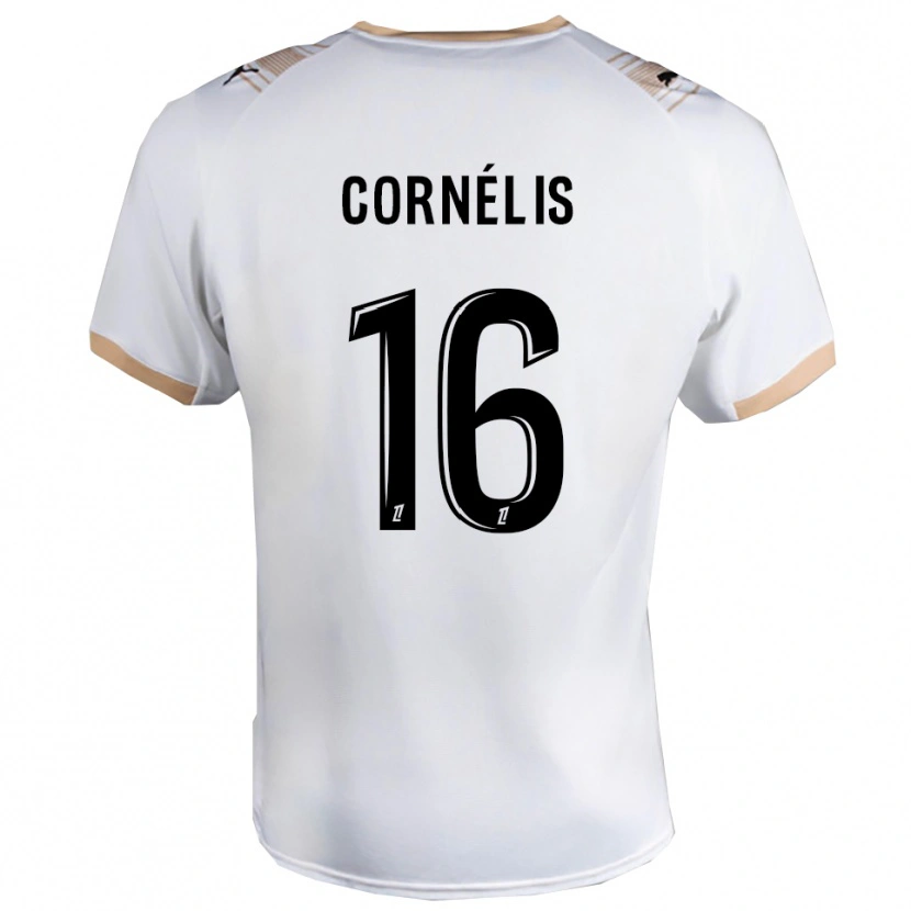 Danxen Damen Aristide Cornélis #16 Weiß Schwarz Auswärtstrikot Trikot 2025/26 T-Shirt Österreich