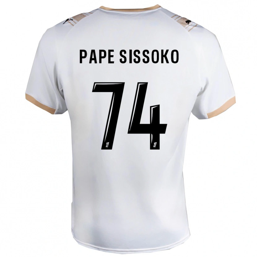Danxen Damen Niama Pape Sissoko #74 Weiß Schwarz Auswärtstrikot Trikot 2025/26 T-Shirt Österreich