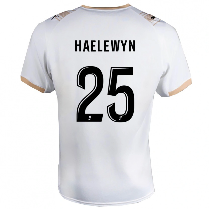 Danxen Damen Marion Haelewyn #25 Weiß Schwarz Auswärtstrikot Trikot 2025/26 T-Shirt Österreich