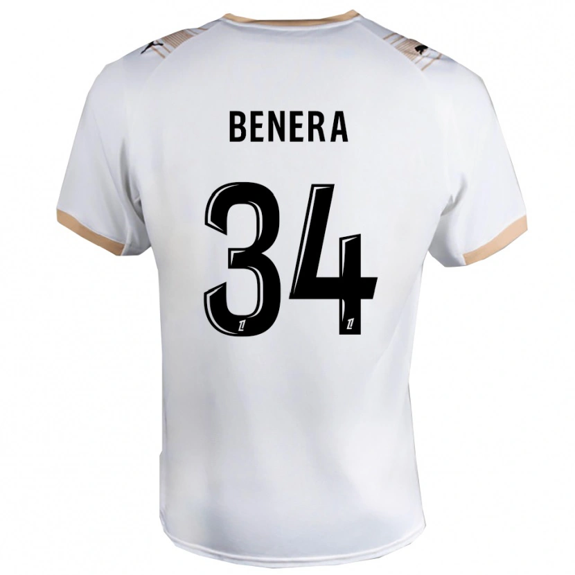 Danxen Damen Ummene Benera #34 Weiß Schwarz Auswärtstrikot Trikot 2025/26 T-Shirt Österreich