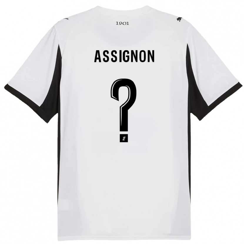 Danxen Damen Kenny Assignon #0 Weiß Schwarz Auswärtstrikot Trikot 2025/26 T-Shirt Österreich