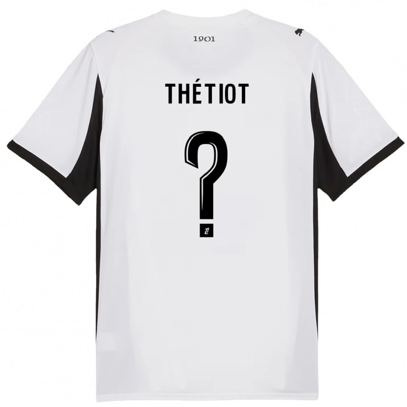 Danxen Damen Firmin Thétiot #0 Weiß Schwarz Auswärtstrikot Trikot 2025/26 T-Shirt Österreich