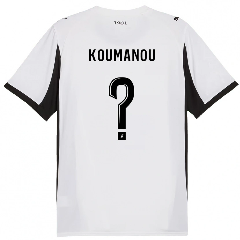 Danxen Damen Noa Koumanou #0 Weiß Schwarz Auswärtstrikot Trikot 2025/26 T-Shirt Österreich