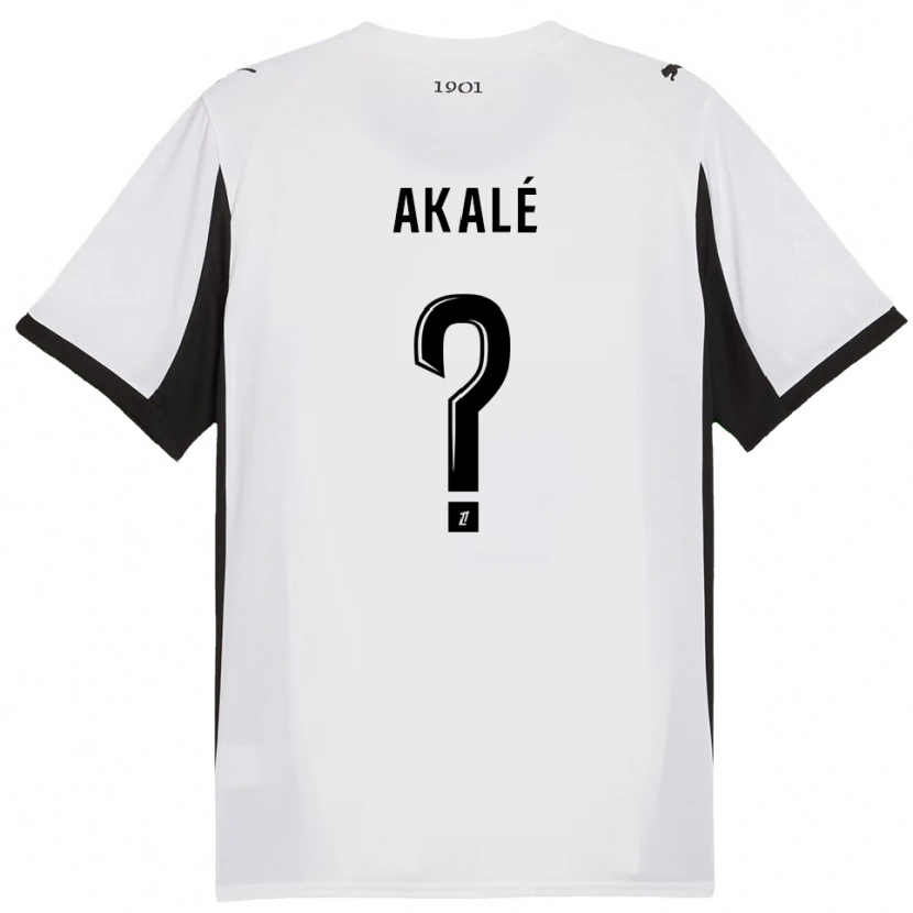 Danxen Damen Joakim Akalé #0 Weiß Schwarz Auswärtstrikot Trikot 2025/26 T-Shirt Österreich