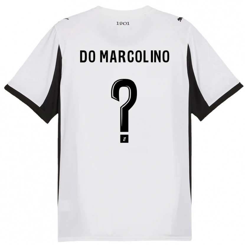 Danxen Damen Arsène Do Marcolino #0 Weiß Schwarz Auswärtstrikot Trikot 2025/26 T-Shirt Österreich