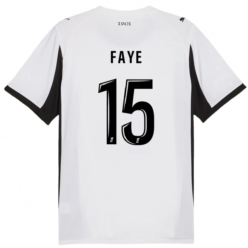 Danxen Damen Mikayil Faye #15 Weiß Schwarz Auswärtstrikot Trikot 2025/26 T-Shirt Österreich