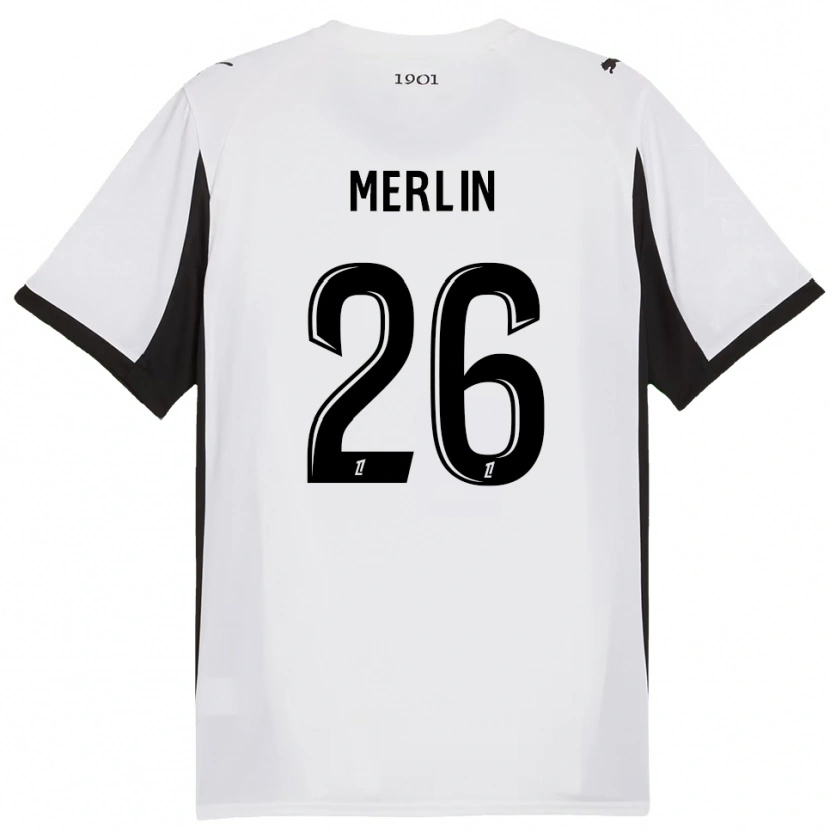Danxen Damen Quentin Merlin #26 Weiß Schwarz Auswärtstrikot Trikot 2025/26 T-Shirt Österreich