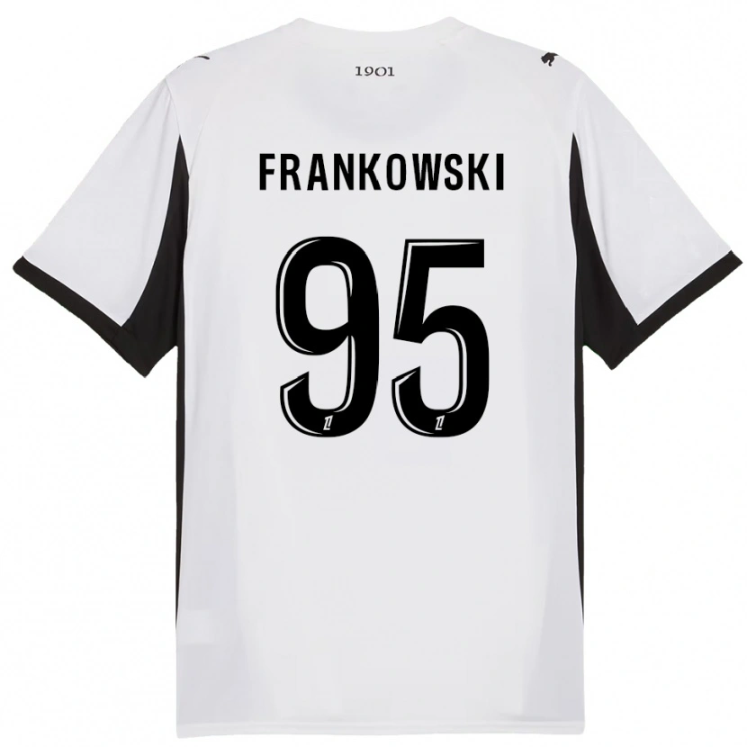 Danxen Damen Przemyslaw Frankowski #95 Weiß Schwarz Auswärtstrikot Trikot 2025/26 T-Shirt Österreich