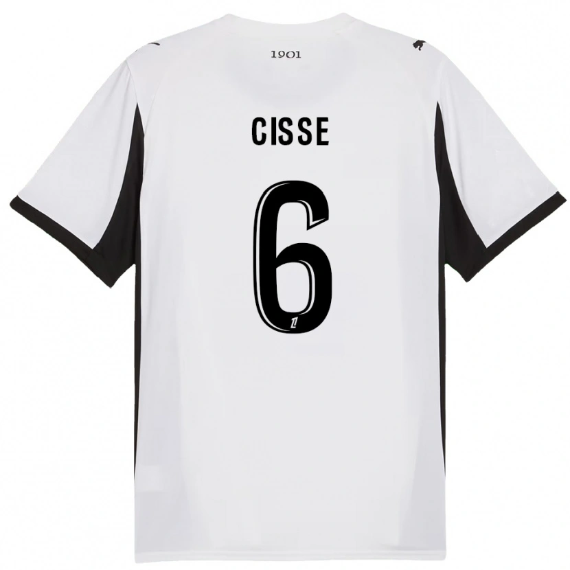 Danxen Damen Djaoui Cissé #6 Weiß Schwarz Auswärtstrikot Trikot 2025/26 T-Shirt Österreich