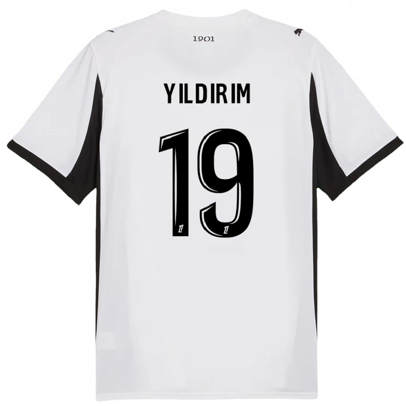 Danxen Damen Bertuğ Yıldırım #19 Weiß Schwarz Auswärtstrikot Trikot 2025/26 T-Shirt Österreich