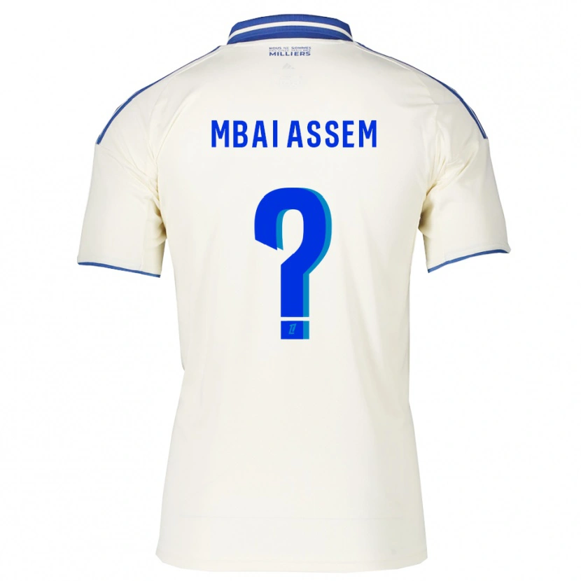 Danxen Damen Chris Mbaï-Assem #0 Champagner Blau Auswärtstrikot Trikot 2025/26 T-Shirt Österreich