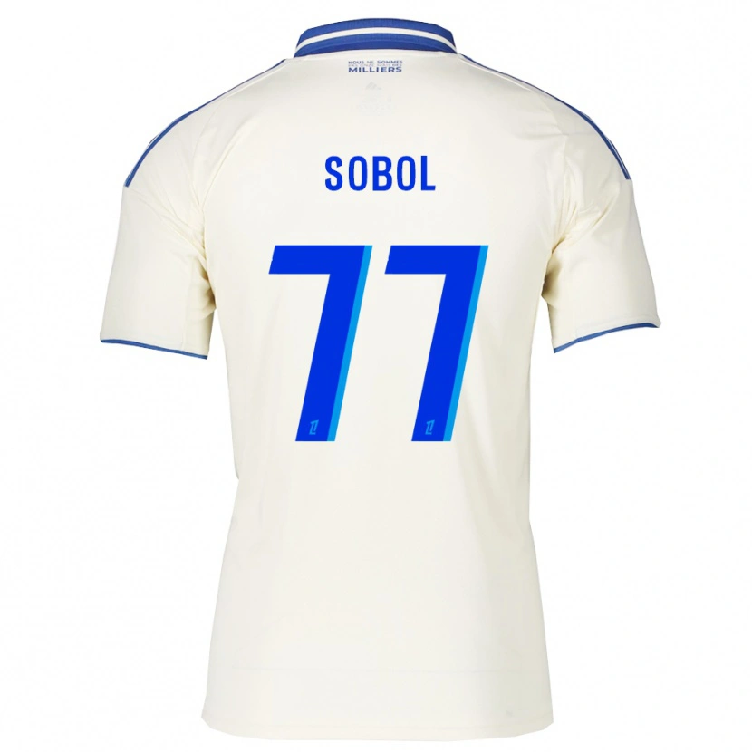 Danxen Damen Eduard Sobol #77 Champagner Blau Auswärtstrikot Trikot 2025/26 T-Shirt Österreich