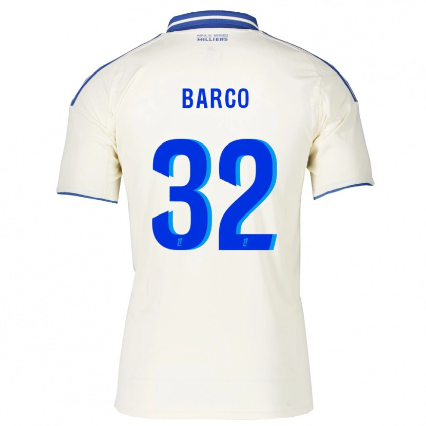 Danxen Damen Valentín Barco #32 Champagner Blau Auswärtstrikot Trikot 2025/26 T-Shirt Österreich