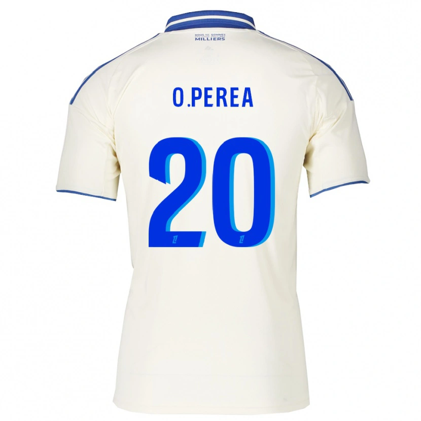 Danxen Damen Óscar Perea #20 Champagner Blau Auswärtstrikot Trikot 2025/26 T-Shirt Österreich
