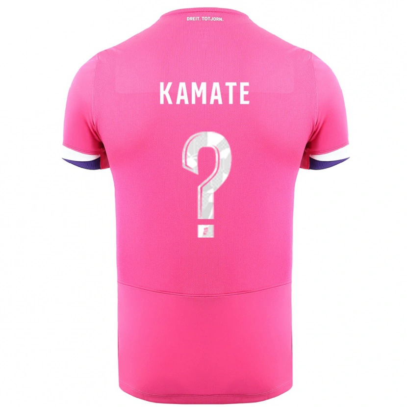 Danxen Damen Ali Kamate #0 Rosa Weiß Auswärtstrikot Trikot 2025/26 T-Shirt Österreich