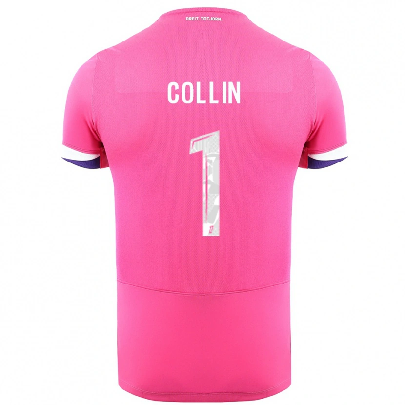 Danxen Damen Théo Collin #1 Rosa Weiß Auswärtstrikot Trikot 2025/26 T-Shirt Österreich