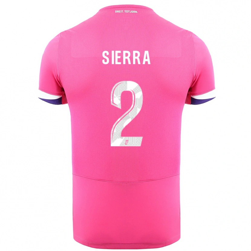 Danxen Damen Pauline Sierra #2 Rosa Weiß Auswärtstrikot Trikot 2025/26 T-Shirt Österreich