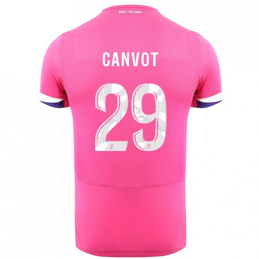 Danxen Damen Jaydee Canvot #29 Rosa Weiß Auswärtstrikot Trikot 2025/26 T-Shirt Österreich